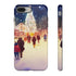 A Christmas Market in Denver Colorado - Impact Resistant Phone Case iPhone 8 Plus Glossy